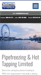 Mobile Screenshot of pipefreeze.co.uk